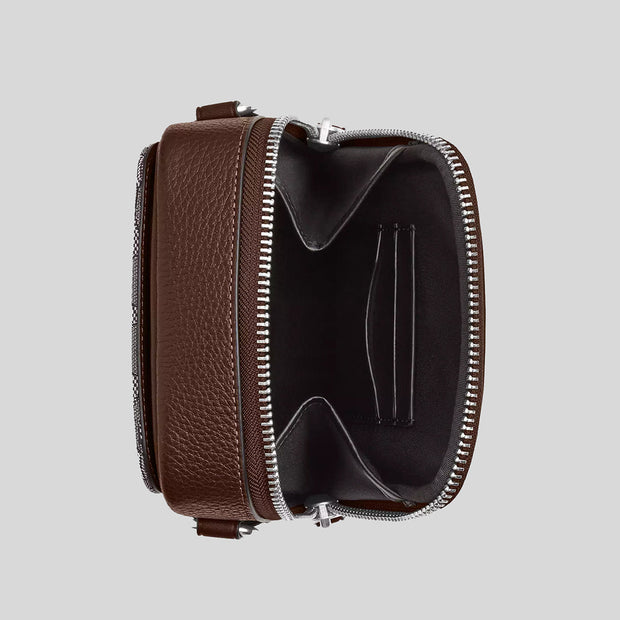 COACH Stanton Crossbody In Signature Jacquard Oak/Maple CH097